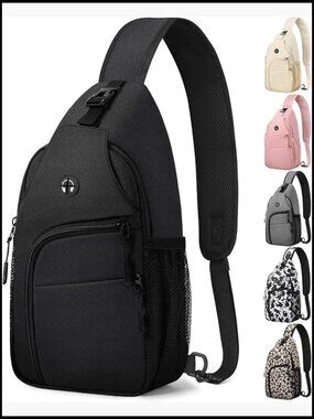 Waterproof Crossbody Sling Bag Convertible Backpack Hiking Travel Essentials